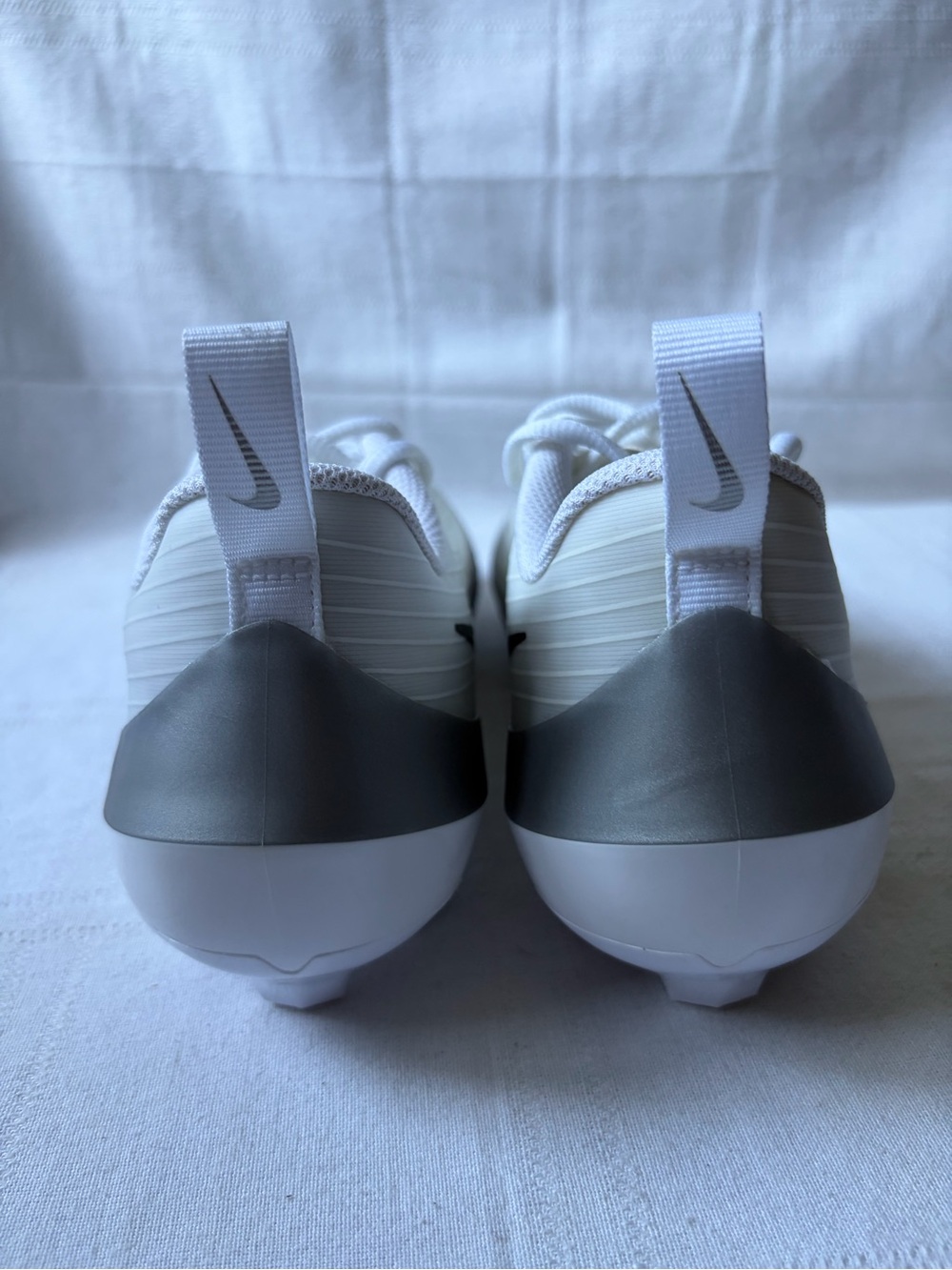 Nike Vapor Speed 3 Football Cleats White Silver Grey Men’s Size 10 FB3303-100 - Picture 4 of 8